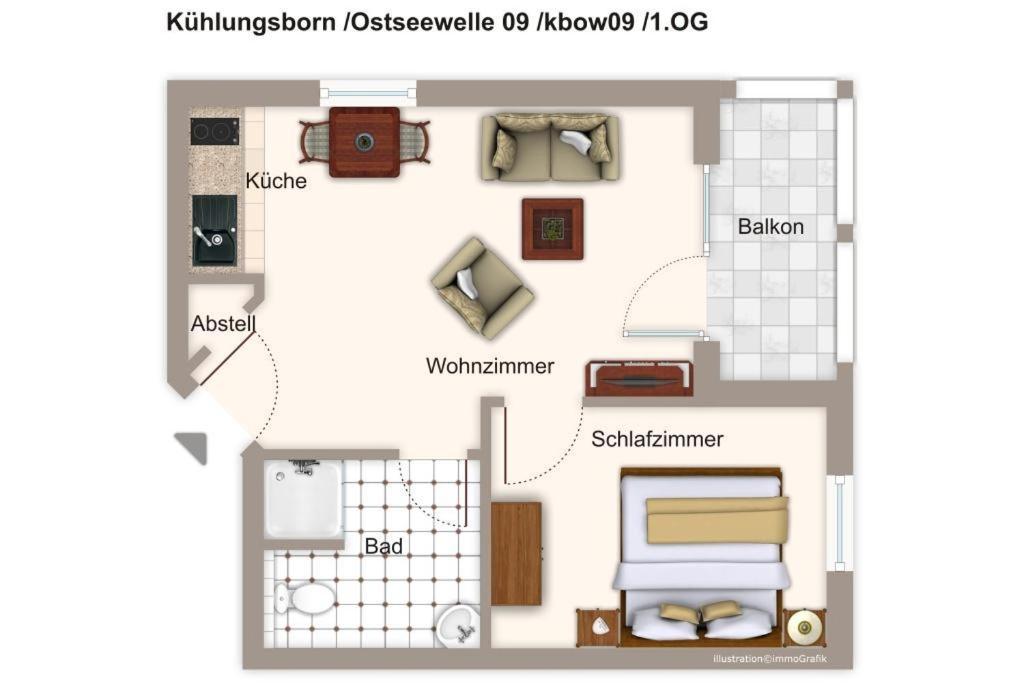 Ostseewelle Ostseewelle 009 Ostseebad Kühlungsborn Exteriér fotografie
